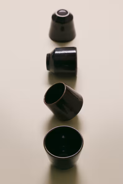 Кофейные чашки из каменной керамики