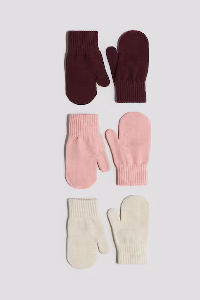 Набор из 3 перчаток с большим пальцем h&m