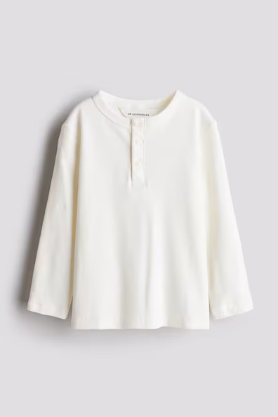 Хлопчатобумажная рубашка HENLEY