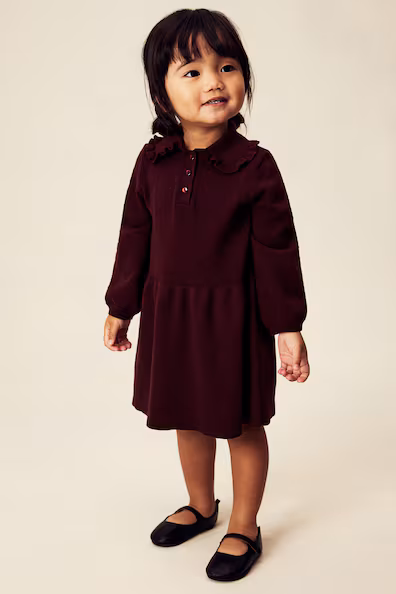 VESTIDO EM MALHA POINTELLE DE ALGODãO