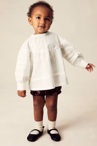BLUSA EM POPELINA DE ALGODãO