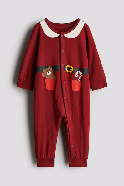 PIJAMA DE CORPO INTEIRO ESTAMPADO