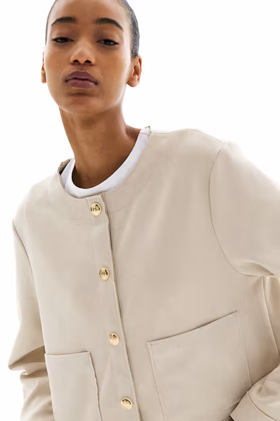 Пальто из ворсовой ткани H&M