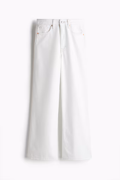 Джинсы свободного кроя PETITE LENGTH FEATHER SOFT WIDE ULTRA HIGH H&M
