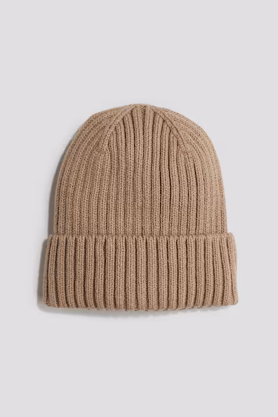 GORRO EM MALHA CANELADA