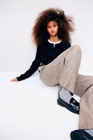 Кардиган из плотной вязки