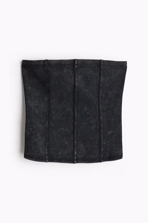 Топ трубчатый в рубчик с плоскими швами