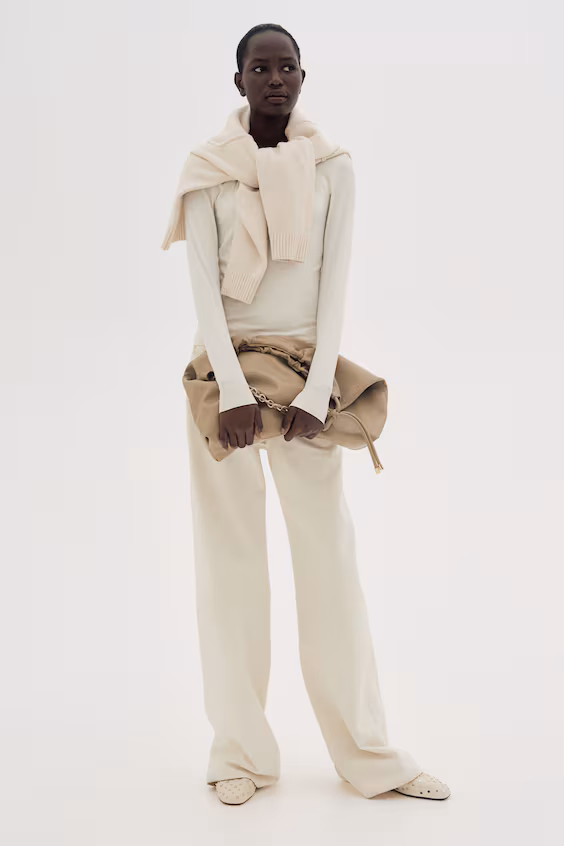 Водолазка из рубчатого материала с модалом