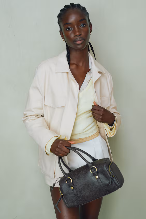 Куртка cargo из хлопкового саржевого габардина