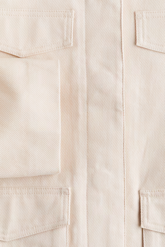 Куртка cargo из хлопкового саржевого габардина