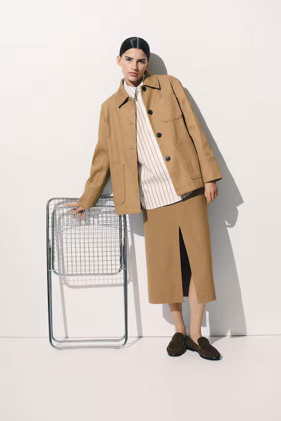 Пальто с карманами