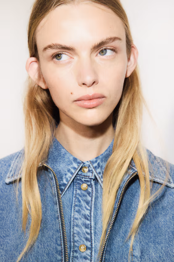 Джинсовое пальто