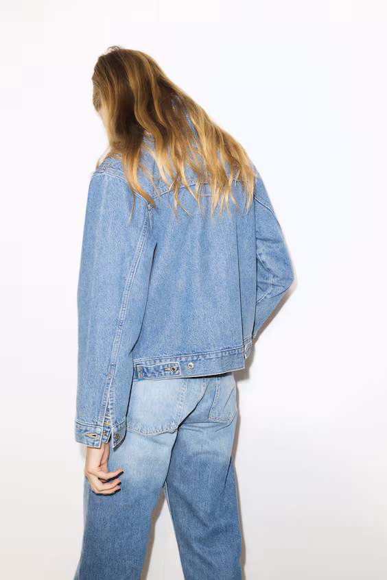 Джинсовое пальто