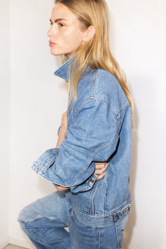 Джинсовое пальто