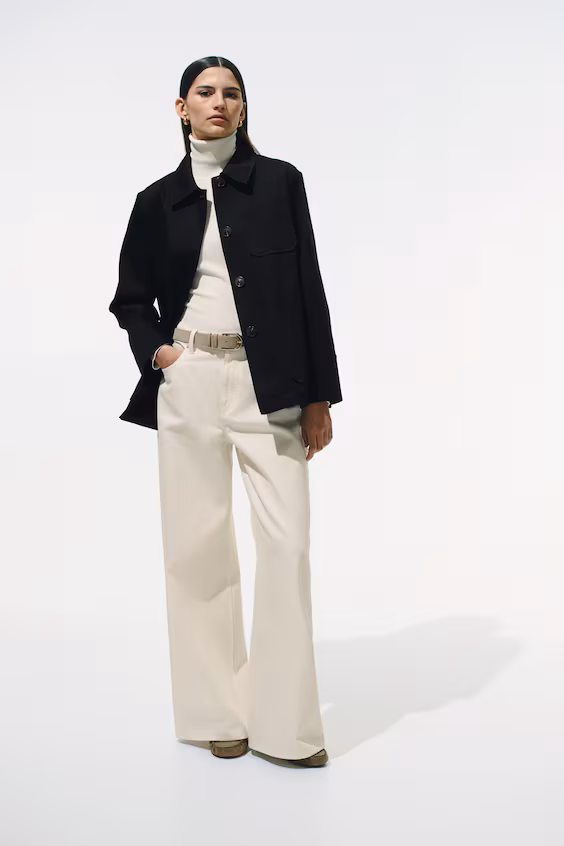 Пальто с карманами