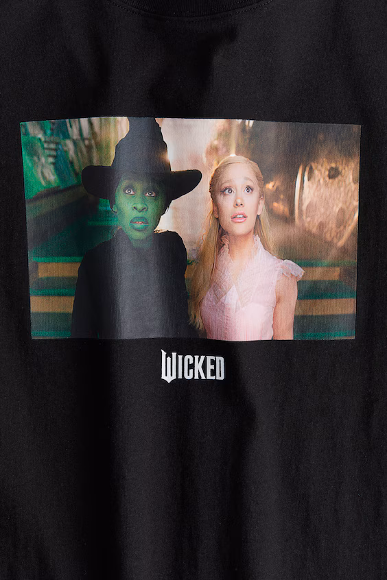 Футболка с квадратным кроем и принтом