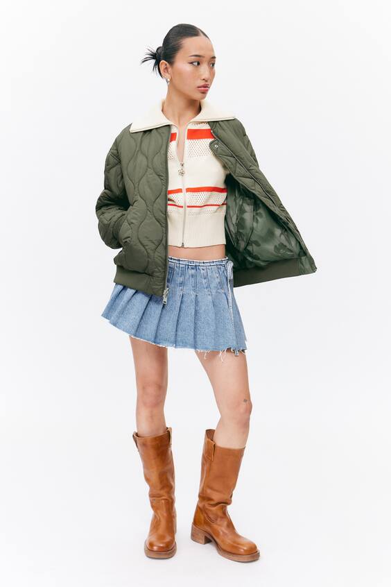 Легкий утепленный блейзер