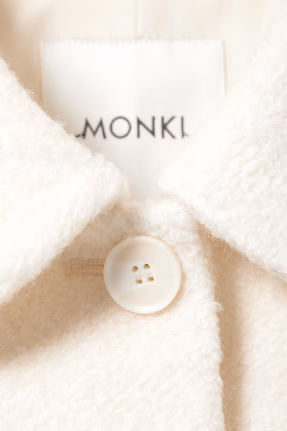 Пальто из шерстяной смеси с пуговицами