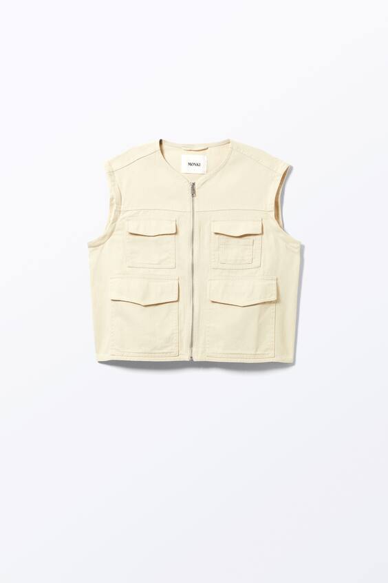 Куртка из хлопка с отстегивающимися рукавами