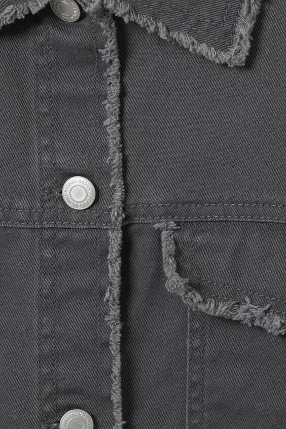 Куртка из хлопка квадратного силуэта