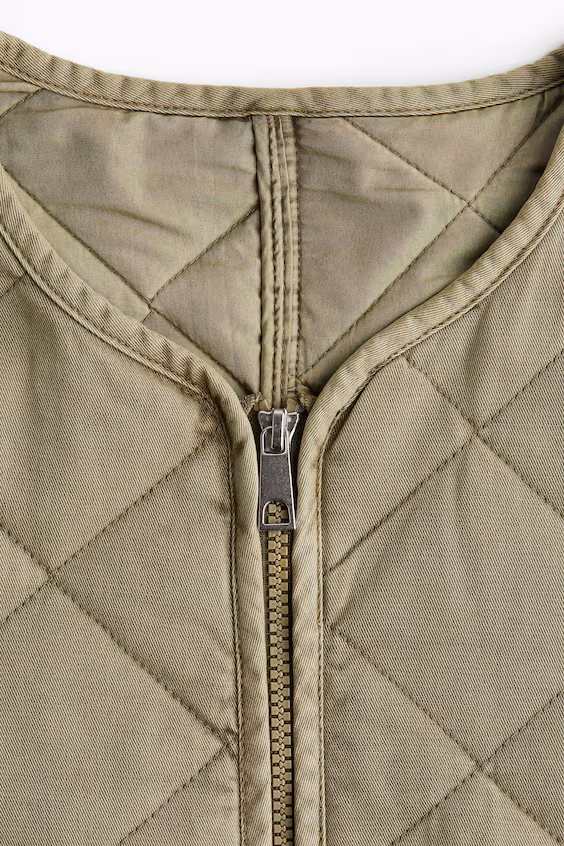 Стежковая хлопковая куртка