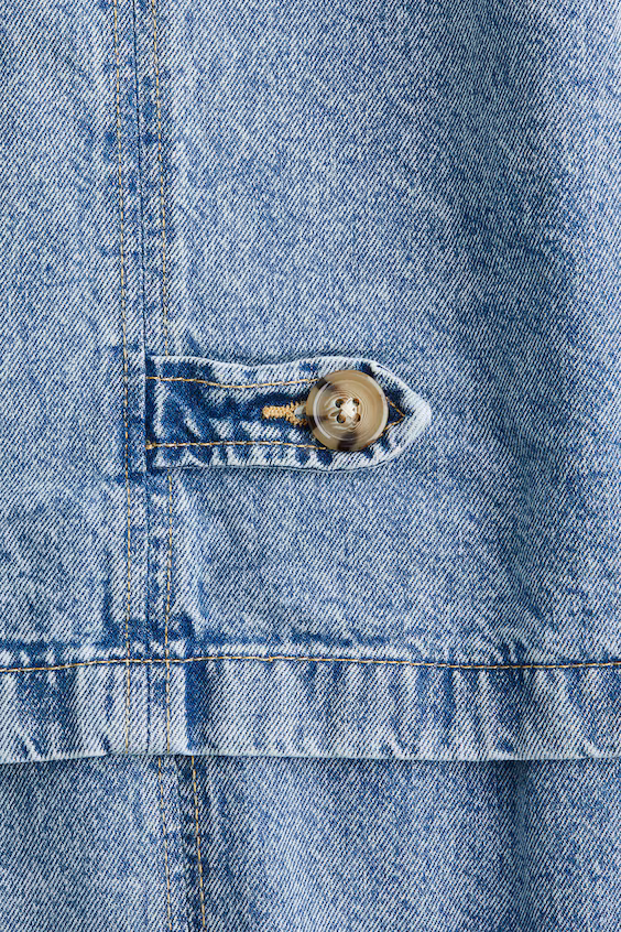 Короткий плащ из хлопка