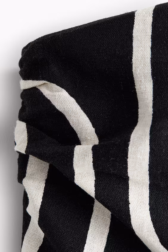 Лиф-топ из смесовой льняной ткани