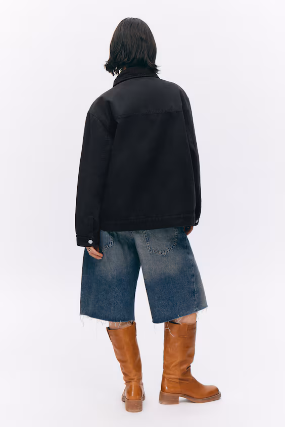 Куртка из хлопкового холста с утеплителем