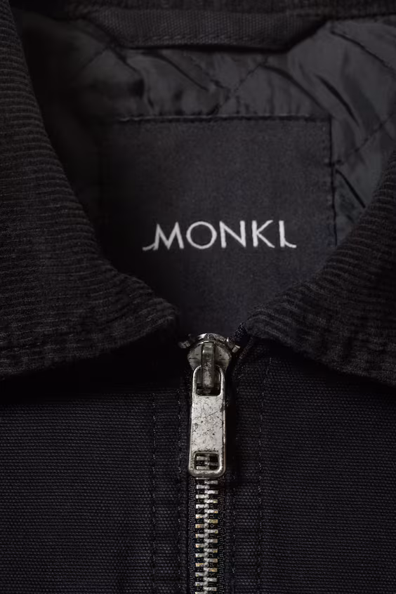 Куртка из хлопкового холста с утеплителем