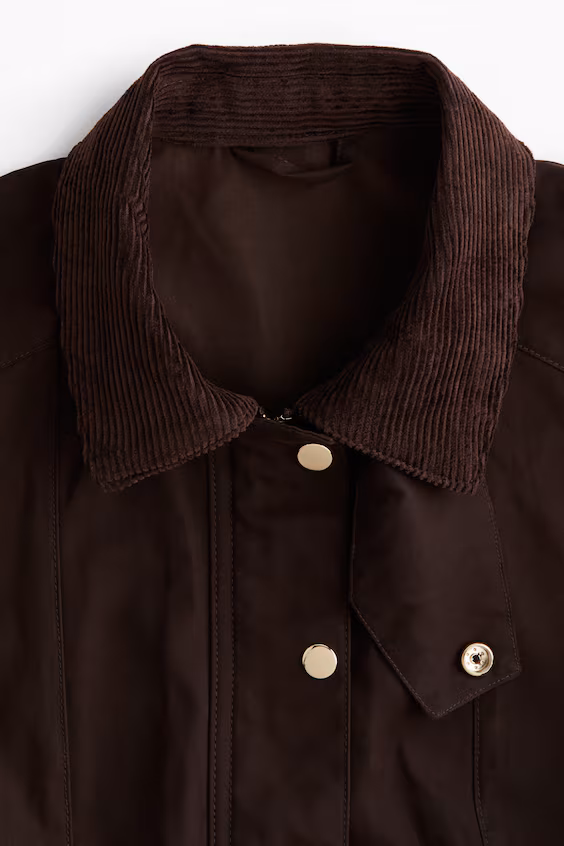 Пальто с воротником из бархата