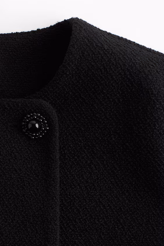 Пиджак с двубортной застежкой