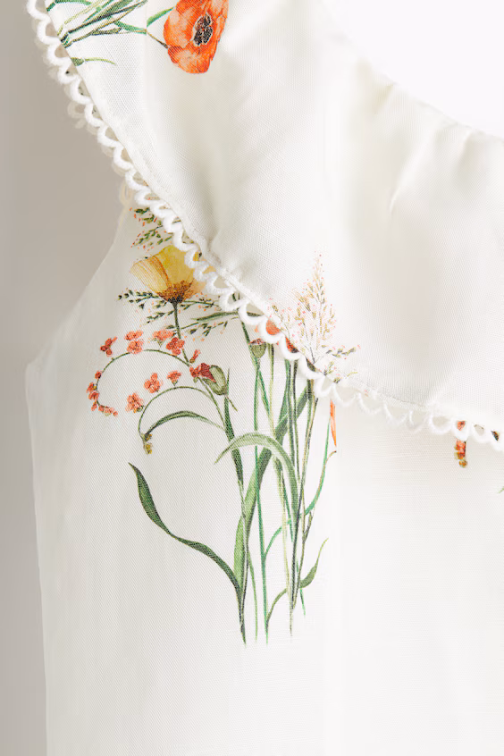 Платье из льняной смесовой ткани