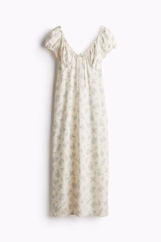 Платье макси с завязками