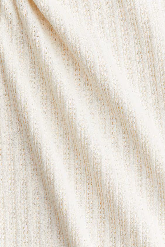 Платье длинное с узором в виде открытой строчки