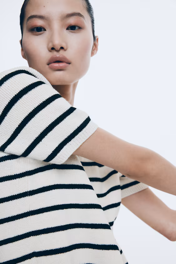 Полупальто из трикотажа с короткими рукавами