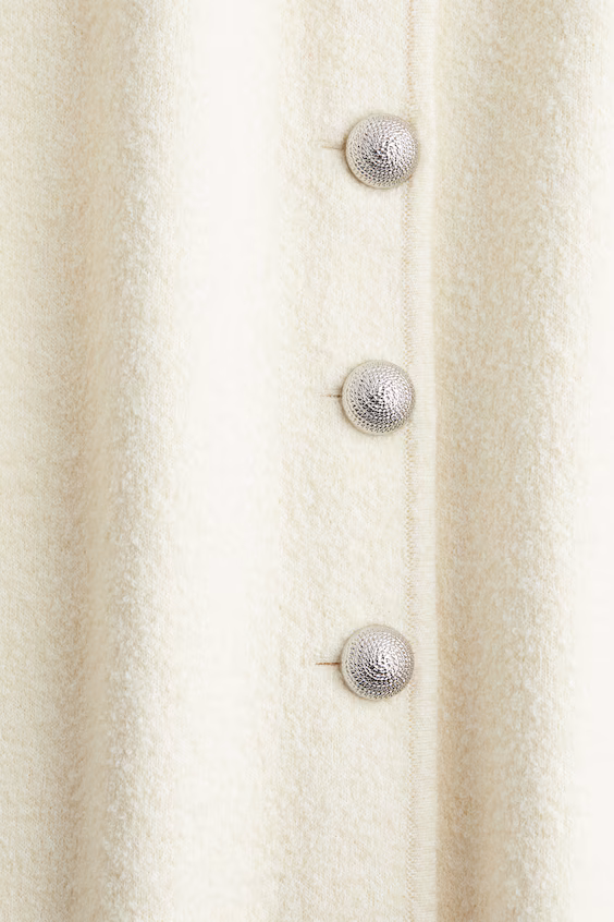 Жакет из шерстяной смеси с пуговицами