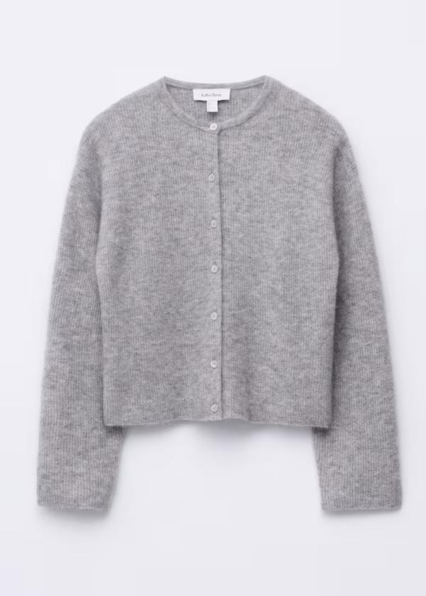 Кардиган из толстой альпаки