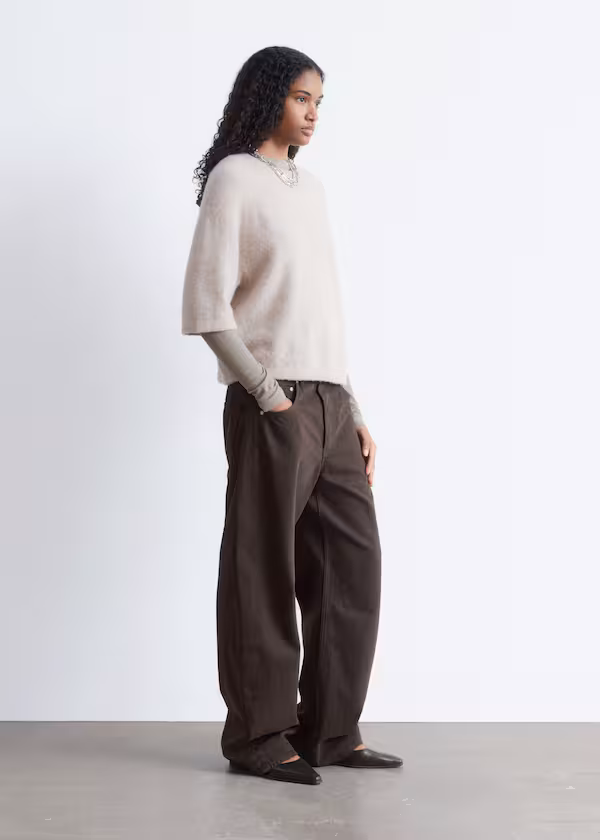 Футболка из трикотажа альпаки