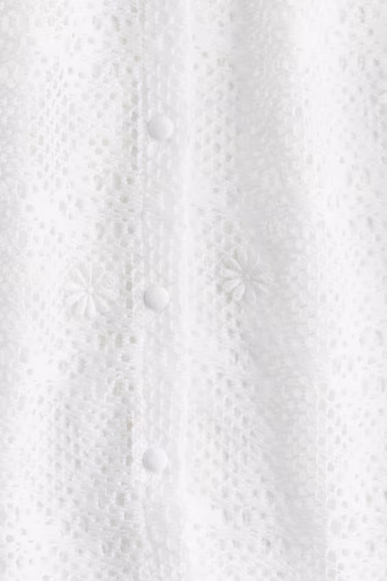 Кофта с открытым узором