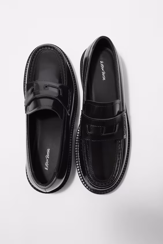 Мягкие мокасины из кожи