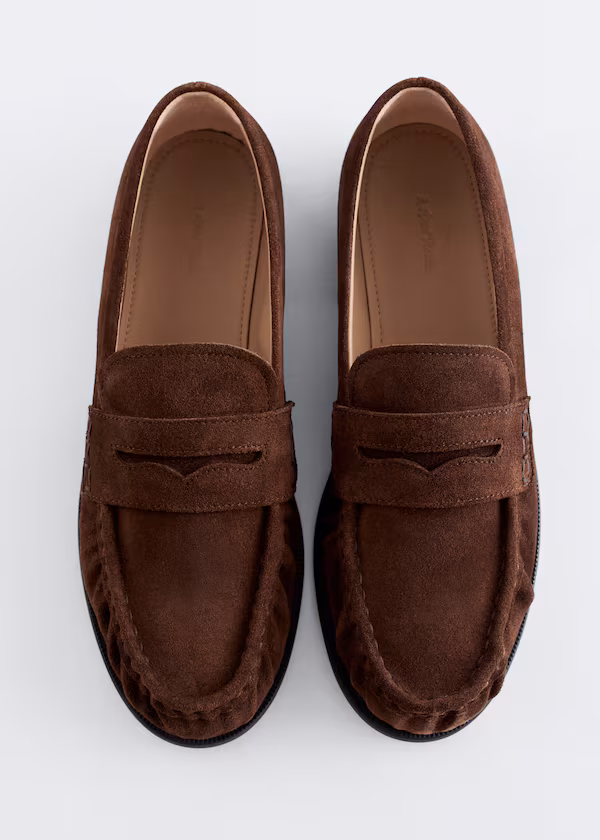 Замшевые мокасины
