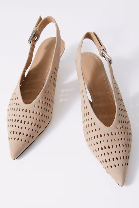 Туфли на высоком каблуке из кожи