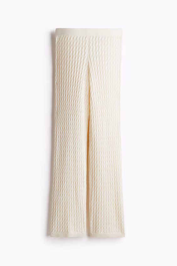 Брюки из мягкой кашемировой смесовой пряжи