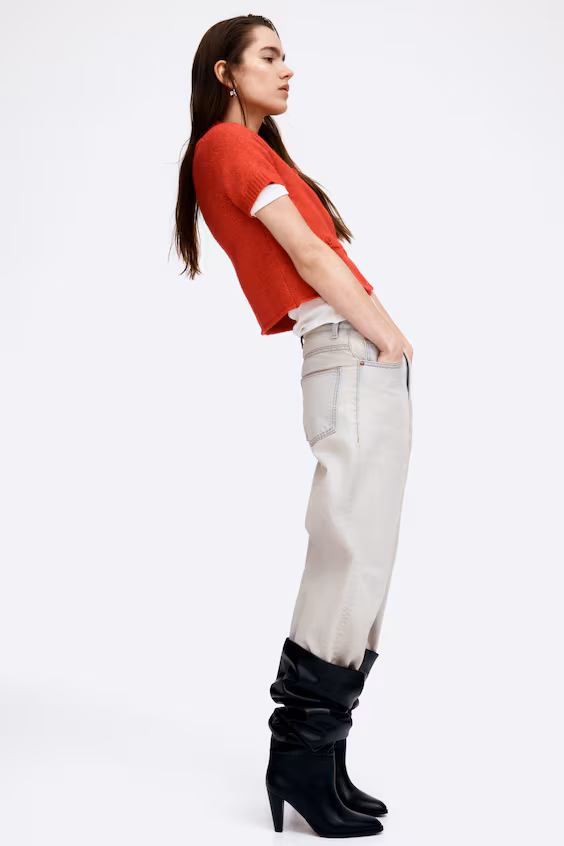 Кардиган с короткими рукавами