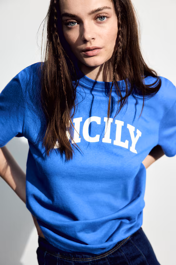 Футболка с принтом