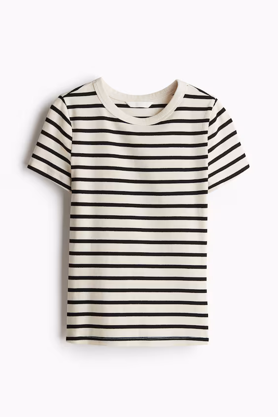 Футболка в рубчик