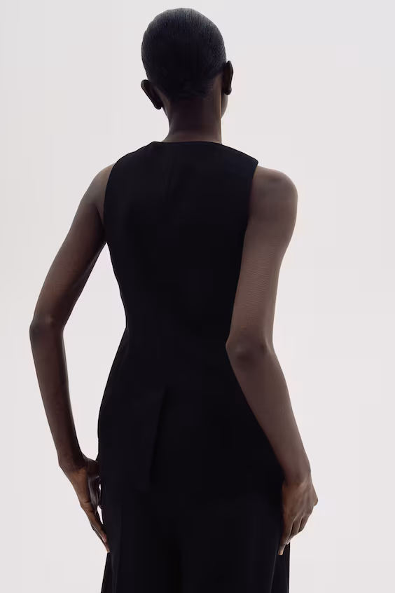 Длинный жилет-жакет