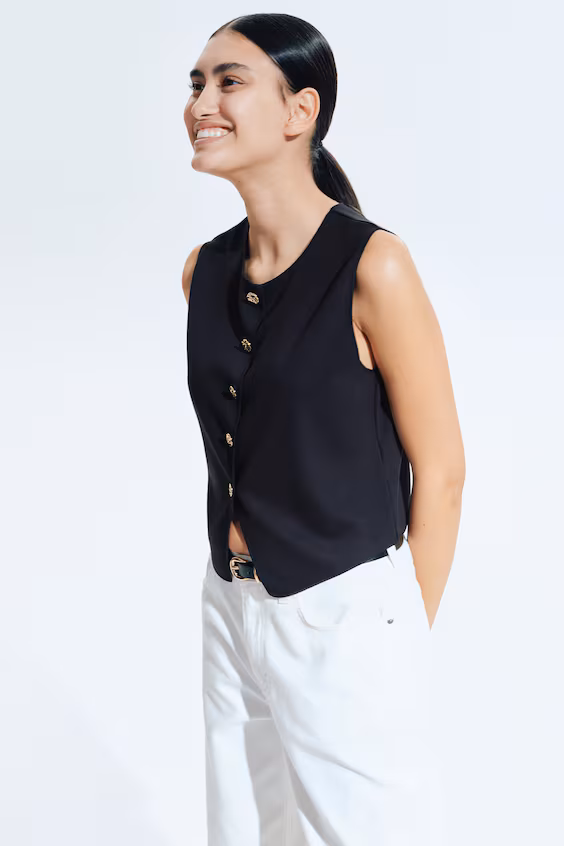 Жилет из джерси