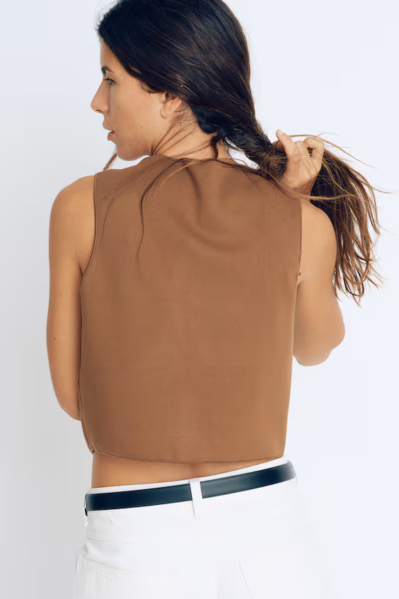 Жилет из джерси