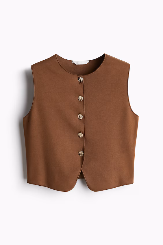 Жилет из джерси